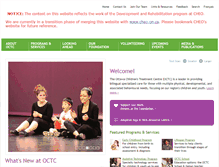 Tablet Screenshot of octc.ca